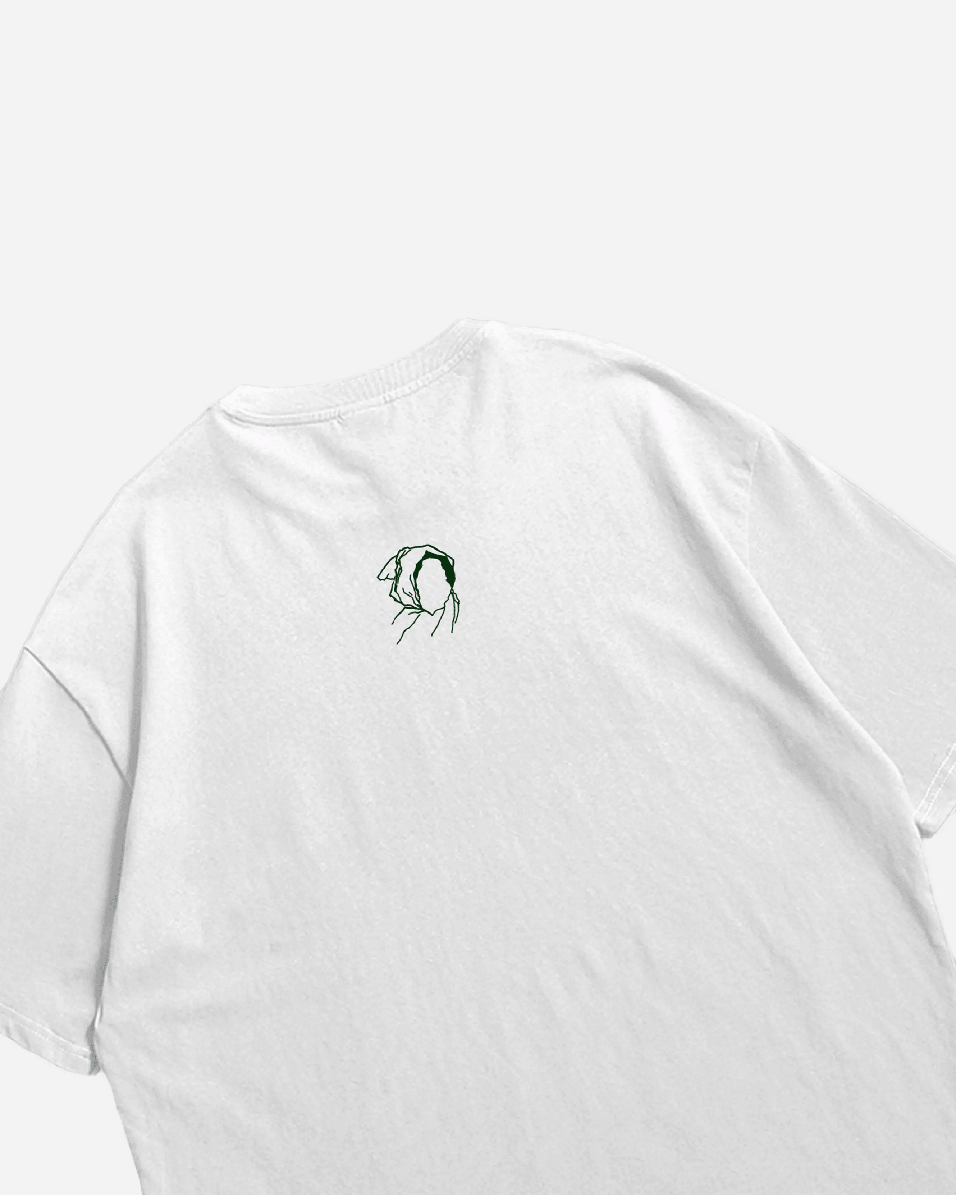 GREEN CASSO HEAVYWEIGHT BOX FIT TSHIRT - UNMARKET