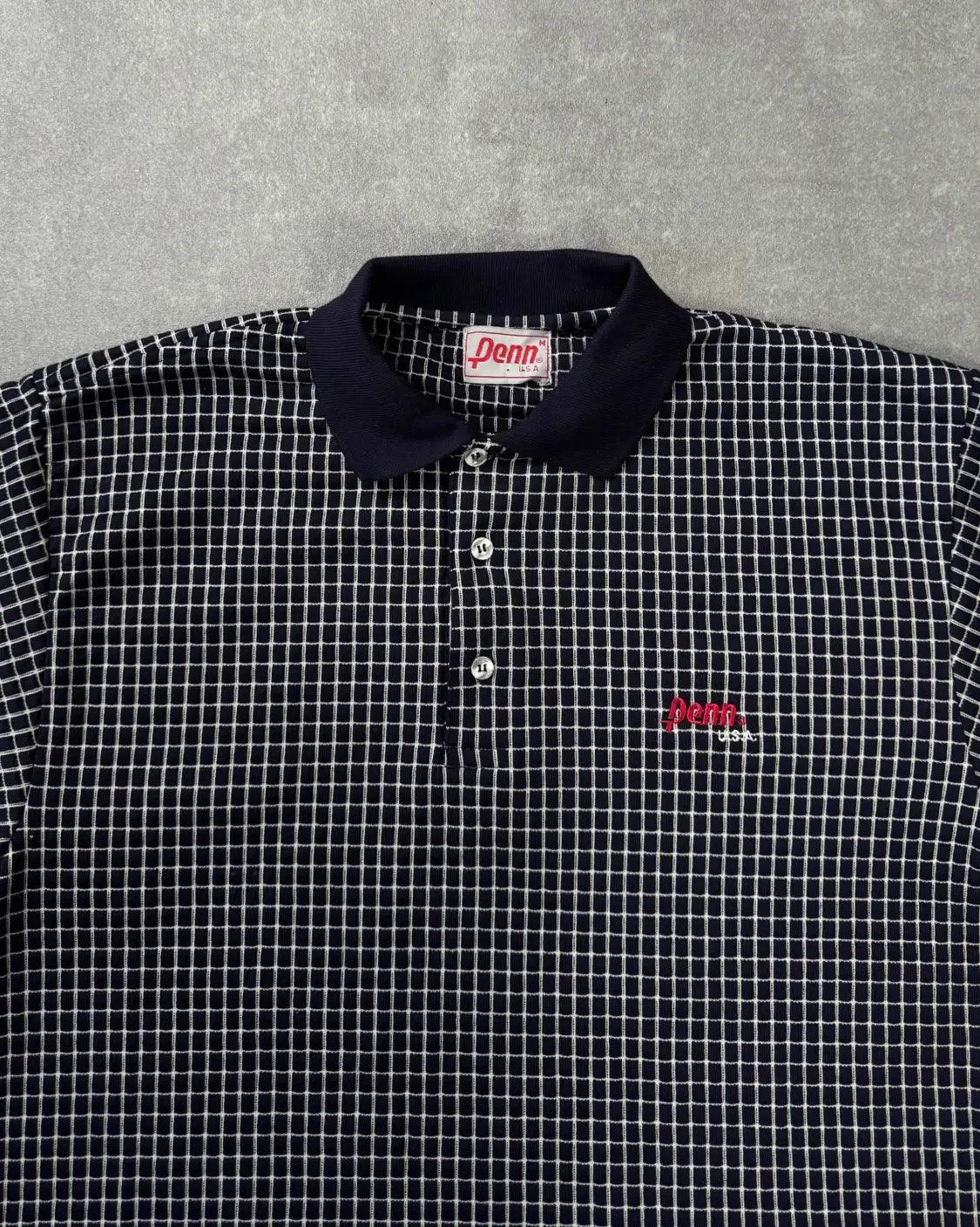 VINTAGE PENN USA GRID POLO