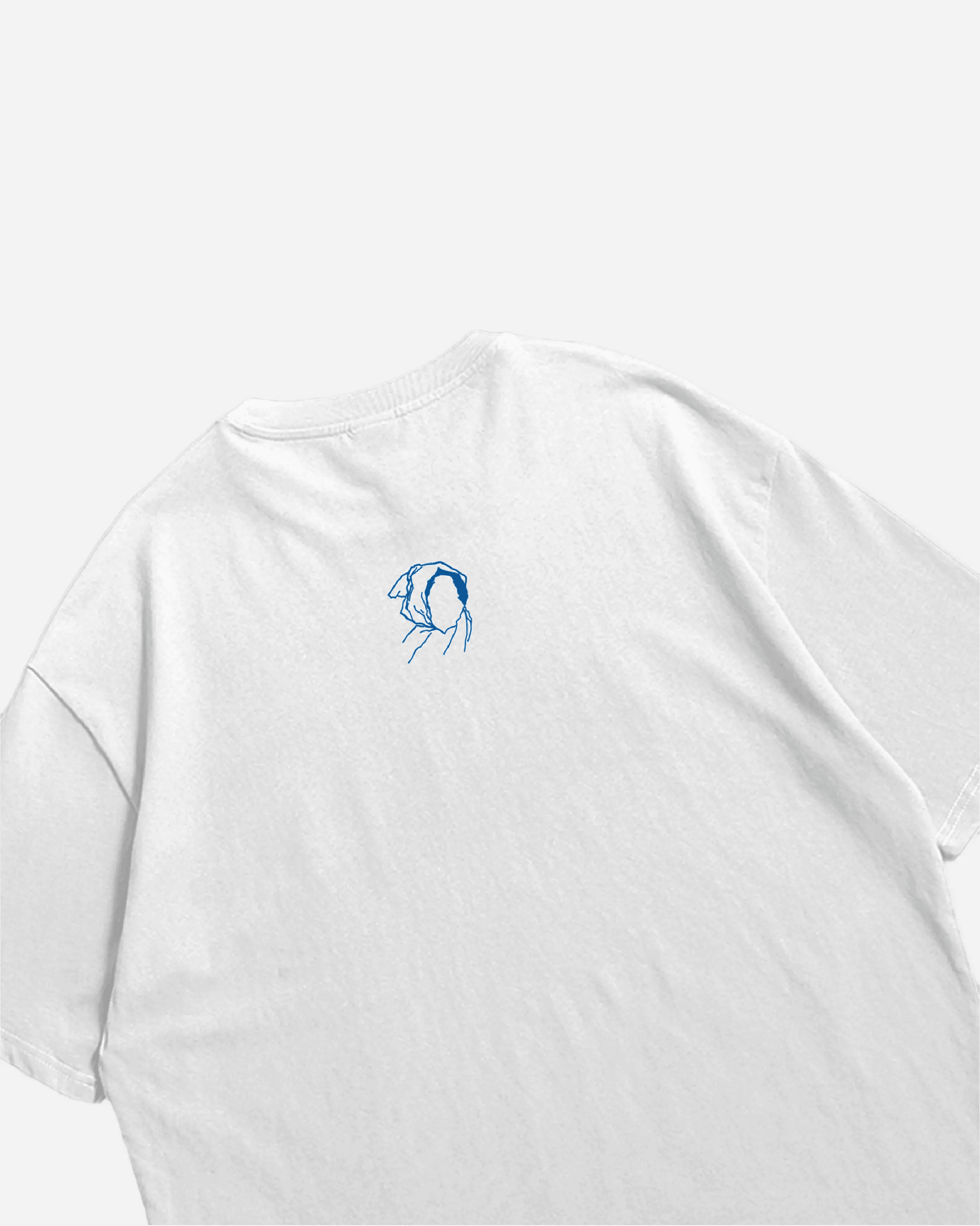 PERFEC TBLUE CASSO HEAVYWEIGHT BOX FIT TSHIRT - UNMARKET