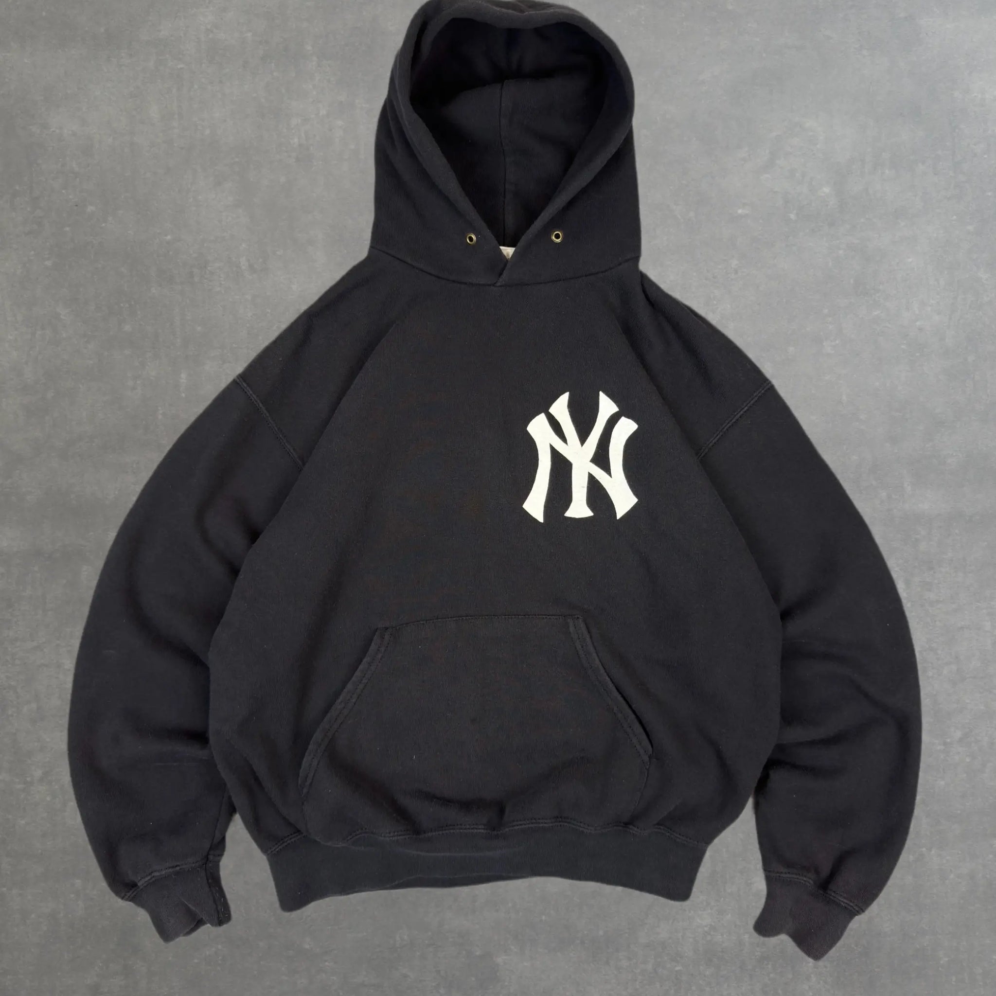 BLACK NEW YORK YANKEES HOODIE - M