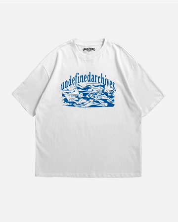 PERFEC TBLUE CASSO HEAVYWEIGHT BOX FIT TSHIRT - UNMARKET