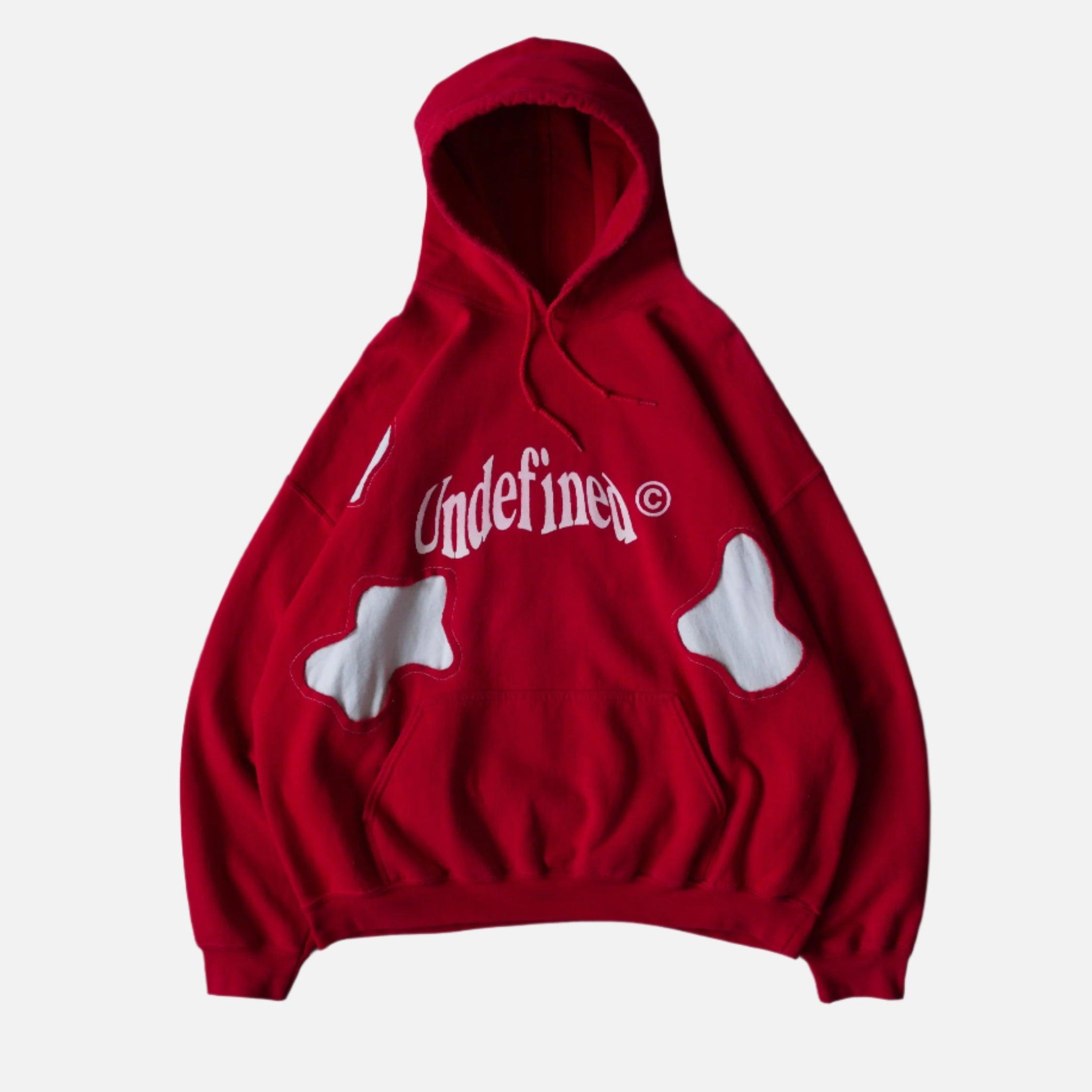 UNDEFINED ARCHIVES CLOUD RED HOODIE | UNMARKET
