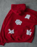 UNDEFINED ARCHIVES CLOUD RED HOODIE | UNMARKET