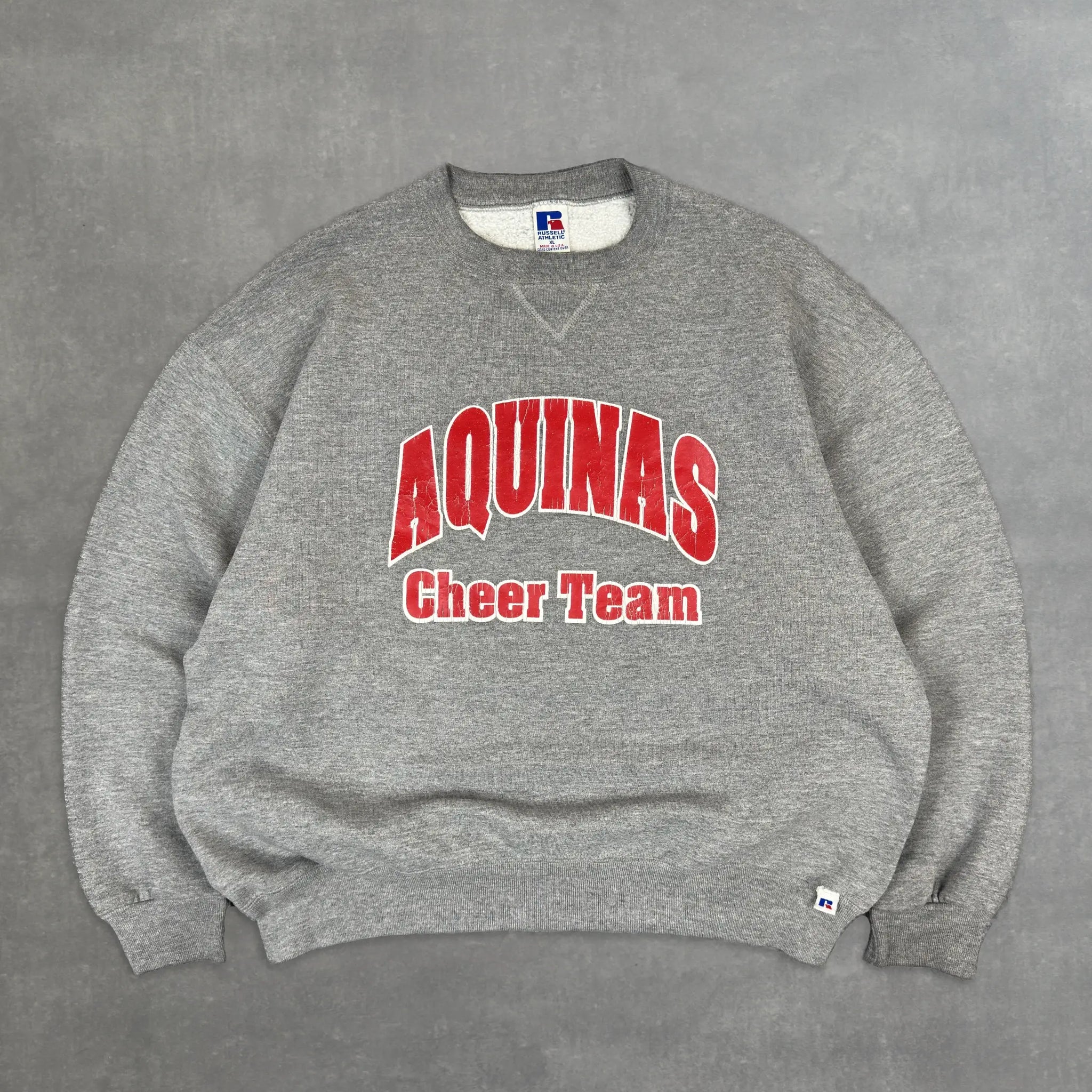 VINTAGE DARK GREY RUSSELL ATHLETIC CREW - XL
