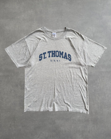 VINTAGE GREY ST. THOMAS TEE - L