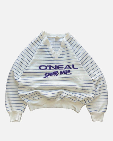 VINTAGE O'NEAL STRIPED VNECK