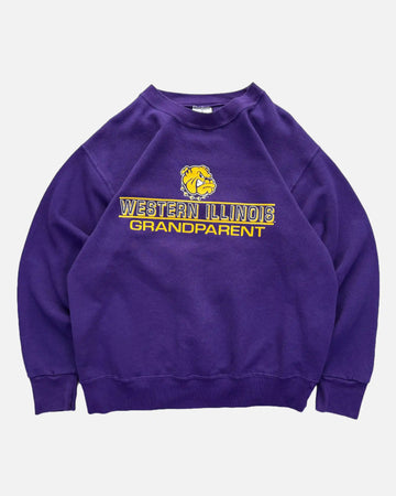 VINTAGE WESTERN ILLINOIS CREWNECK